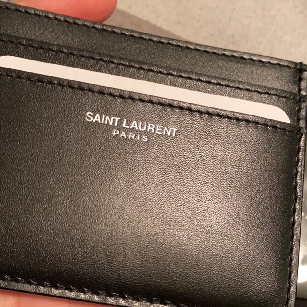 Saint Laurent credit card wallet
